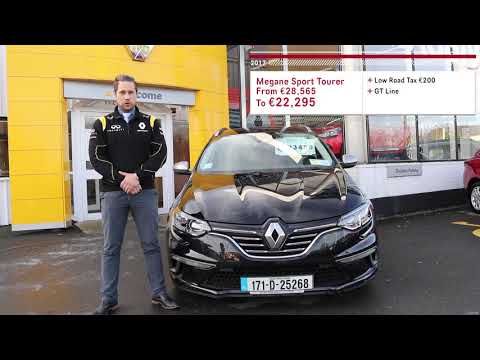 171D25268 Megane Sport Tourer for only €22,295 with 2% APR Financing