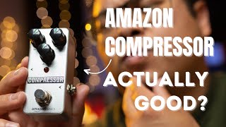 Video thumbnail for Don't Buy Amazon Basics Compressor Guitar Pedal BEFORE watching this video (Guitar Pedal Review) by Tran Bros