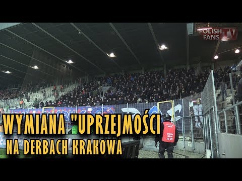 Wymiana "uprzejmości" na 195. Derbach Krakowa (13.12.2017 r.)