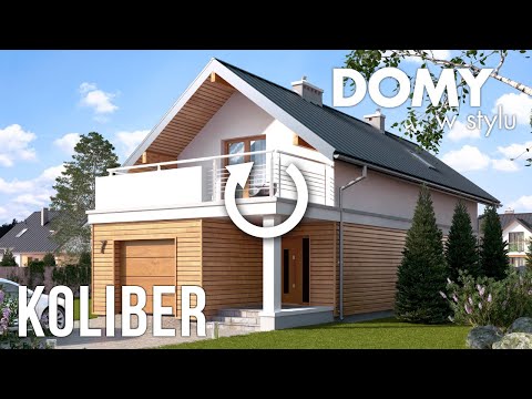 Projekt domu KOLIBER - widok 360º