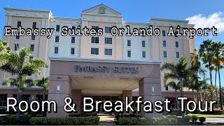Embassy Suites Orlando Airport Hotel Tour 🏨 | Perfect Pre-Cruise Stay + Free Drinks & Breakfast!