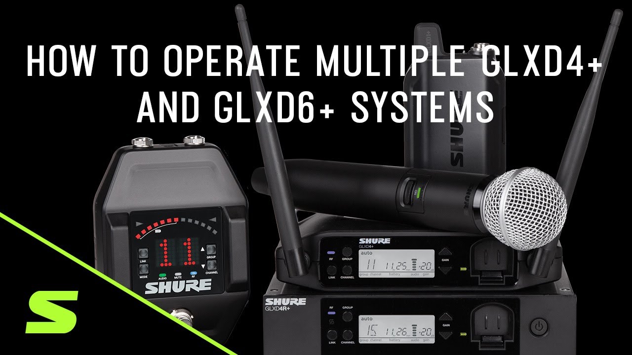 How To Set Up A Multichannel GLX-D+ Digital Wireless System