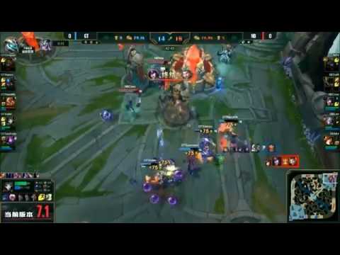 GT VS NB Game 1 Highlights - 2017 LPL Spring W3D3