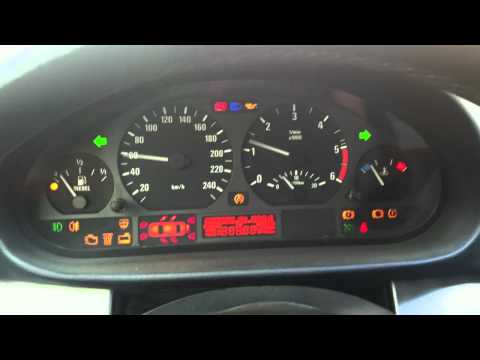 BMW 320d Touring E46 - Dashboard Test