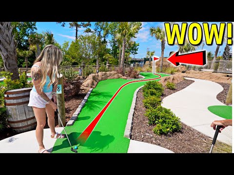 We Played the NEWEST Mini Golf Course in the Mini Golf Capital of the World!