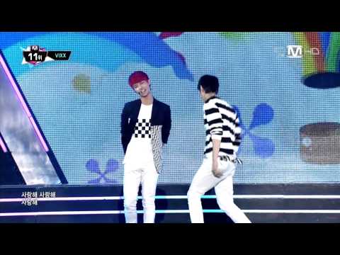[130808] VIXX (빅스) - G.R.8.U (대.다.나.다.너) @ MNet MCountdown Summer Special