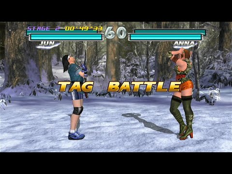 05 Xiaoyu y Jun vs Anna Willians +-  Tekken Tag HD PS3 ( Uchiha x24 )