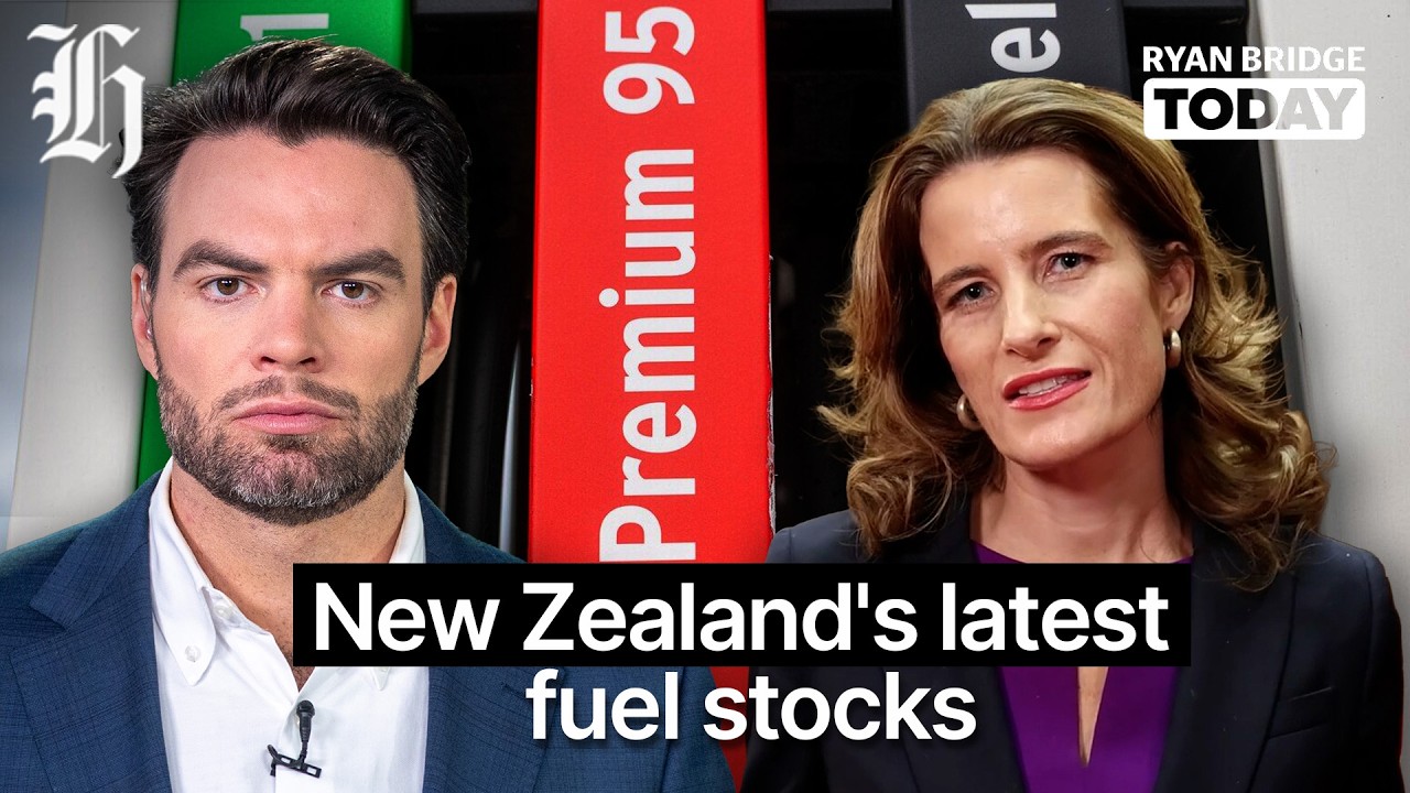 Finance Minister on New Zealand's latest fuel stocks| Ryan Bridge TODAY