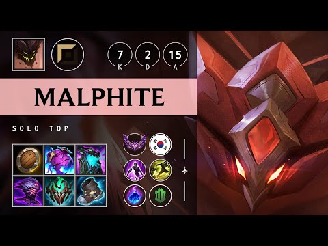 Malphite Top vs Kennen - KR Master Patch 25.13
