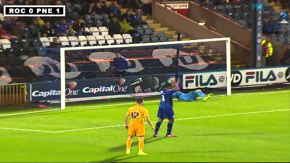 Rochdale 0 PNE 2, Capital One Cup Highlights, 12th...