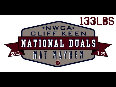 133 lbs. - 2013 NWCA Cliff Keen National Duals Final - Minnesota vs OSU