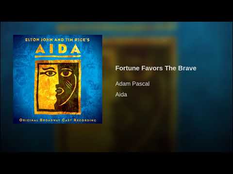 Aida Original Broadway Cast performing Fortune Favors the Brave