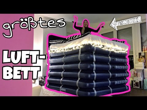 The world's biggest air mattress BED 😳 | BibisBeautyPalace