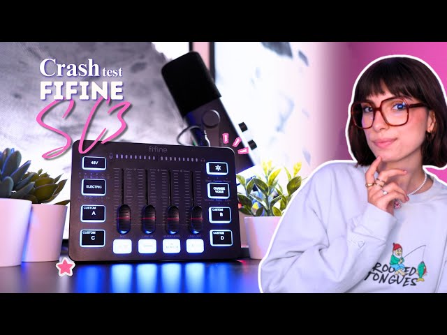 Vídeo relacionado con Audiomixer für Streaming, Soundboard-Mixer,PC-Audio-Interface | Kompaktes PC-Interface, praktischer tragbarer DJ-Sound-Controller für den Streaming-Einsatz