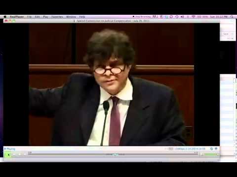 William Galison testifies at the Committee on Judicial Compensation