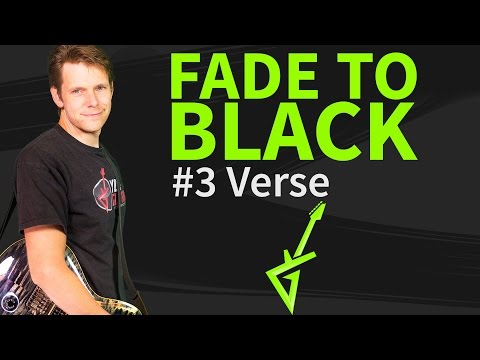 How To Play Fade to black On Guitar Lesson #3 Verse - Metallica Tutorial