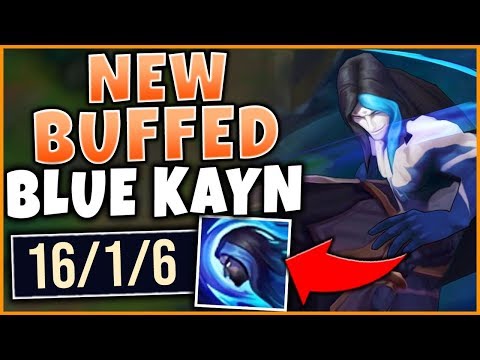 *NEW* BUFFED BLUE KAYN IS ACTUALLY AMAZING | HARD CARRY IN CHALLENGER - League of Legends