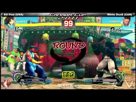 Canada Cup Gaming 2011 SSF4AE EG Floe USA vs White DunE KOR