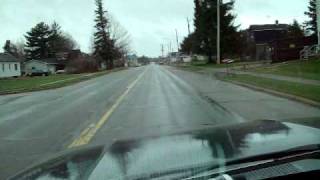 preview picture of video 'Driving on a lonely stretch of Upper Peninsula road to Escanaba, MI'