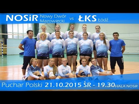 tv.nsk.pl 2015-10-21 Siatkówka PP: NOSiR Nowy Dwór Maz. - ŁKS Łódź 2:3 2. set