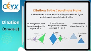 Dilation | Grade 8 Math | Oryx Learning