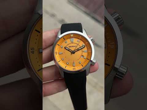 Quiet Style? Not This Diver. 200M Automatic Compressor Dive Watch, Sapphire, Japanese Movement