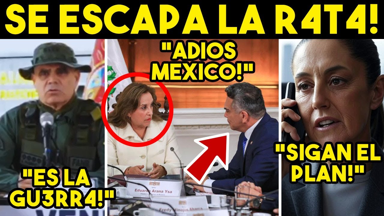 PANICO TOTAL! ALITO HUYE A PERU, REVELAN 4T4QU3 A MEXICO. TRUENA CLAUDIA, NO PERDONA. HOY