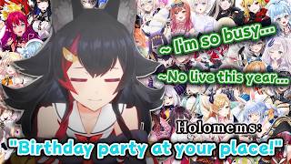Mio Tells Us About This Year's Birthday Plan【Hololive | EN SUB】
