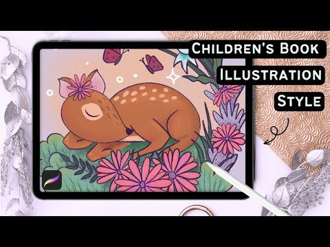 Children's Book Illustration Style | Procreate Speedpaint