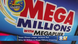 Texas Player Misses Larger Jackpot But Wins $2 Million In Mega Millions Drawing