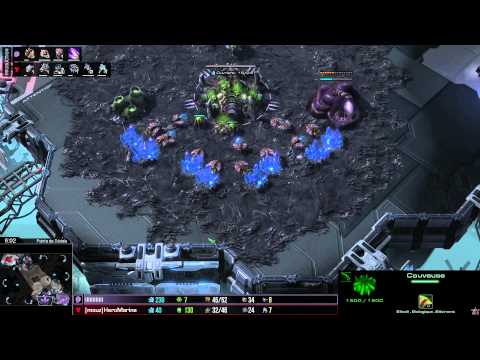 (HD954) Stephano vs Heromarine - ZvT - Heart of the Swarm [FR]