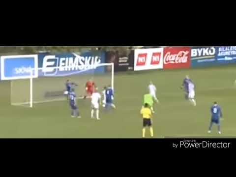 Marek Rodak scores winner for Slovakia U21s vs Iceland U21s