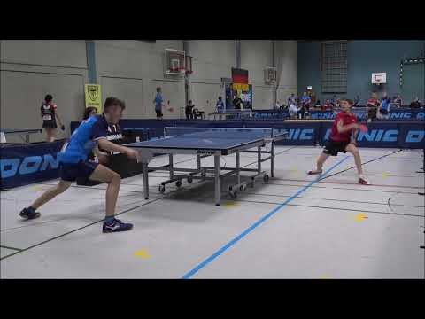 DTTB Top12 Jungen15: Wim Verdonschot (WTTV) vs. Lleyton Ullmann (HATTV)
