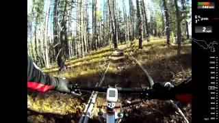 preview picture of video 'Mountain Bike Ride around Fraser, CO'