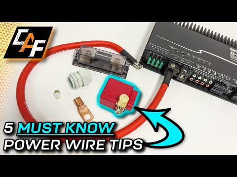 Installing an Amplifier? Use these BEST PRACTICES for Power Wire!