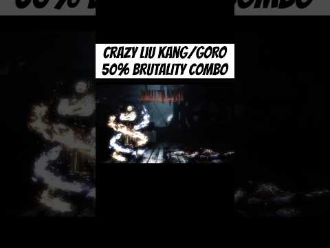 Crazy Liu Kang/Goro Brutality Combo 50% #phonk #music #mk1 #mk1combos