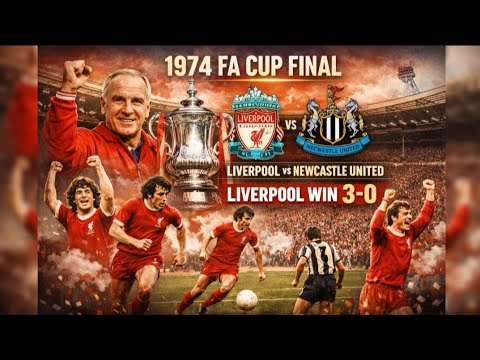 [ Highlights ] Liverpool v Newcastle United • FA Cup 1974 Final 