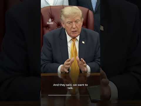 Trump says talks with Iran are 'last chance' to forge a deal | AJ #shorts