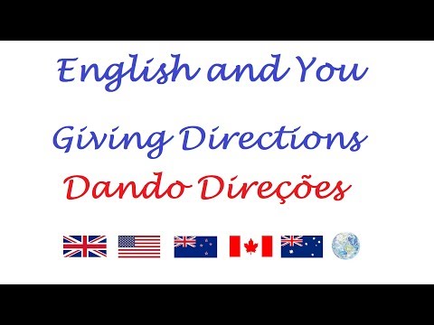 Giving Directions - Dando Direções em Inglês