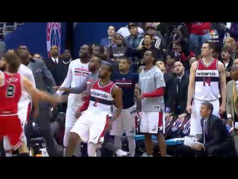 John Wall GAME WINNER against the Bulls | Wizards vs Bulls (01/10/2017)