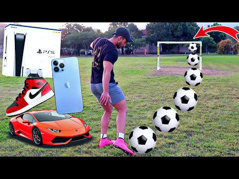 HIT THE CROSSBAR, I'LL BUY YOU ANYTHING CHALLENGE (impossible 5-star difficulty!!)