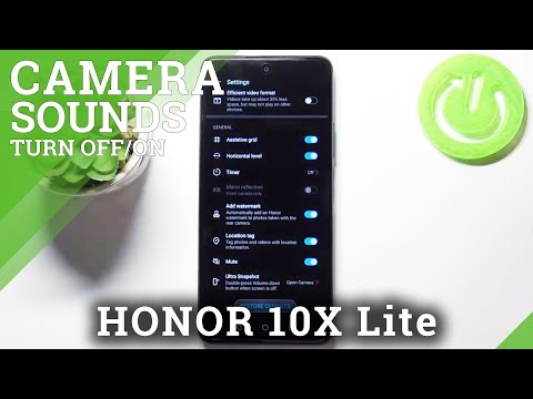 How to Manage Camera Shutter Sound in Honor 10X Lite – Turn Off Camera Sound Feedback