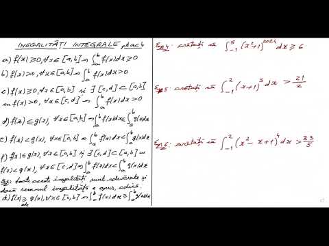 XII, SET 4, 12 1, Inegalitati integrale