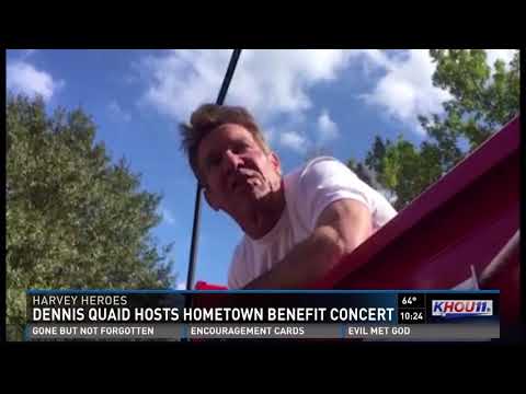 Dennis Quaid hosts benefit concert for Harvey relief