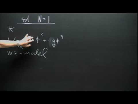 Nati Seiberg Lecture 1 on Supersymmetric Gauge Theories