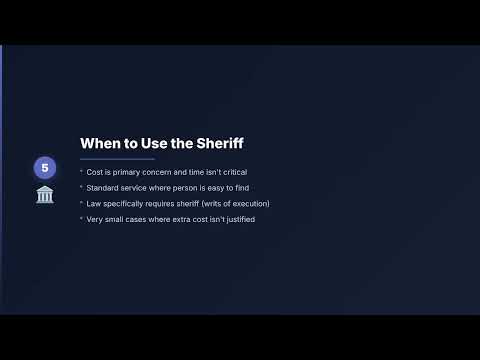 Process Server vs Sheriff in Oklahoma — Which Should You Choose?