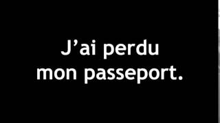 J&#39;ai perdu mon passeport