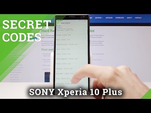 SECRET CODES SONY Xperia 10 Plus - Tricks & Hacks / Secret Options