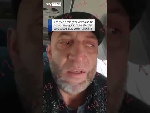 Video shows inside plane before crash