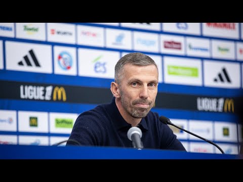 Conférence de presse après Strasbourg - Metz